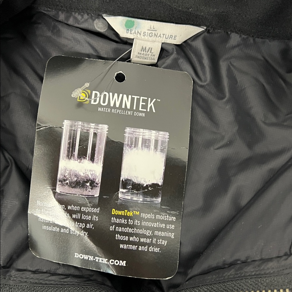 L.L. Bean Black Puffer Jacket - Picture 6 of 7
